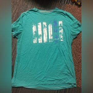 2 men’s Tommy Hilfiger graphic t-shirts